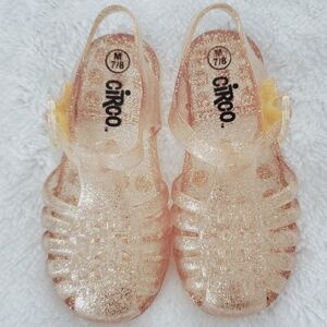❗SALE❗Circo Gold Glitter Jelly Sandals